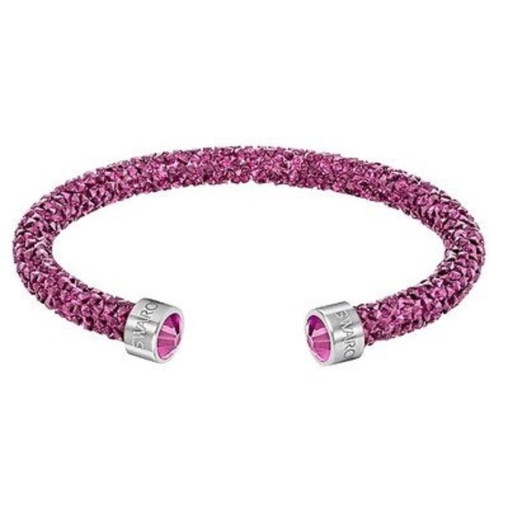 Swarovski Crystaldust Fuchsia Crystal Cuff